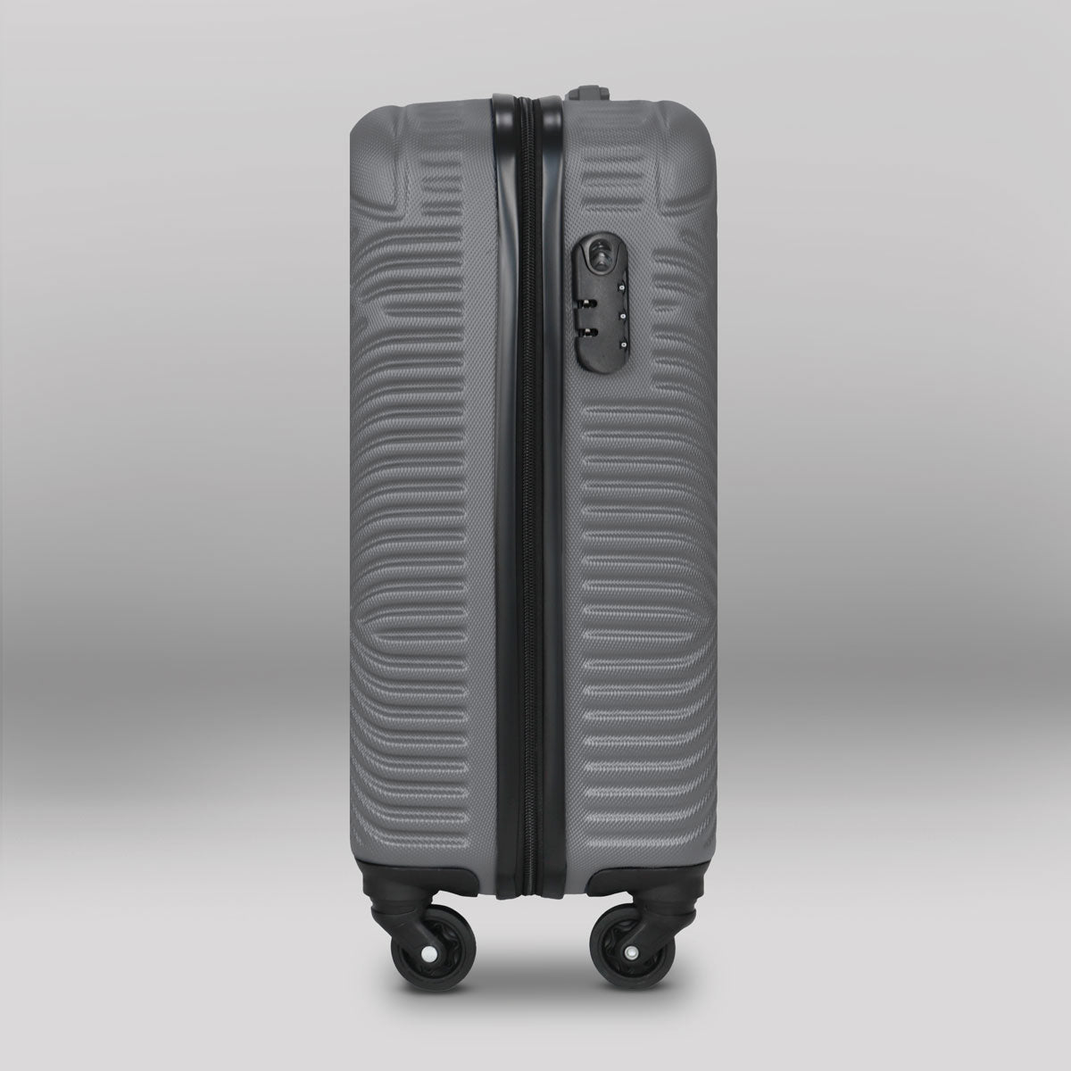 Maleta de Viaje Venture, Color Gris, 37x23x55cm