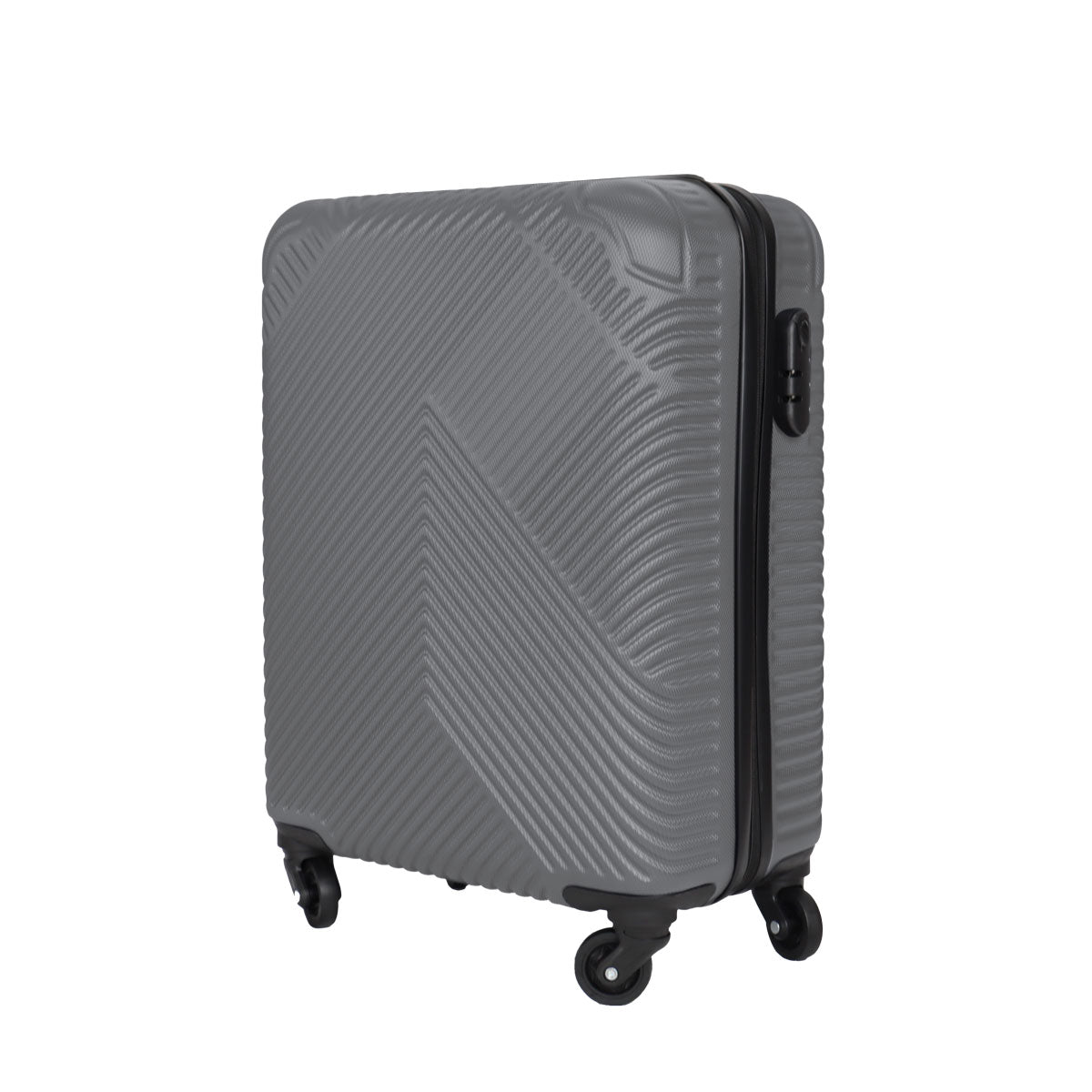 Maleta de Viaje Venture, Color Gris, 37x23x55cm