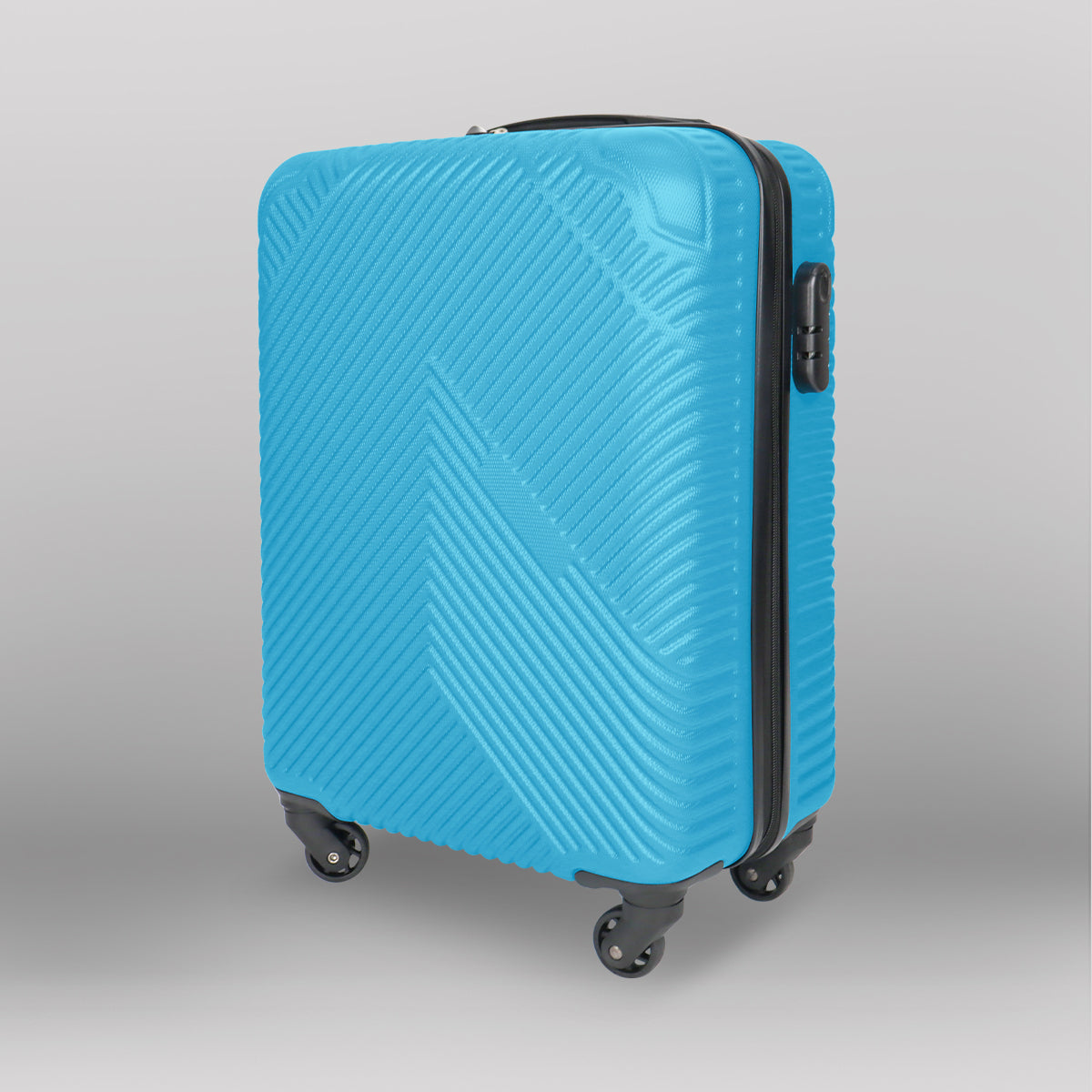 Maleta de Viaje Venture, Color Azul, 37x23x55cm