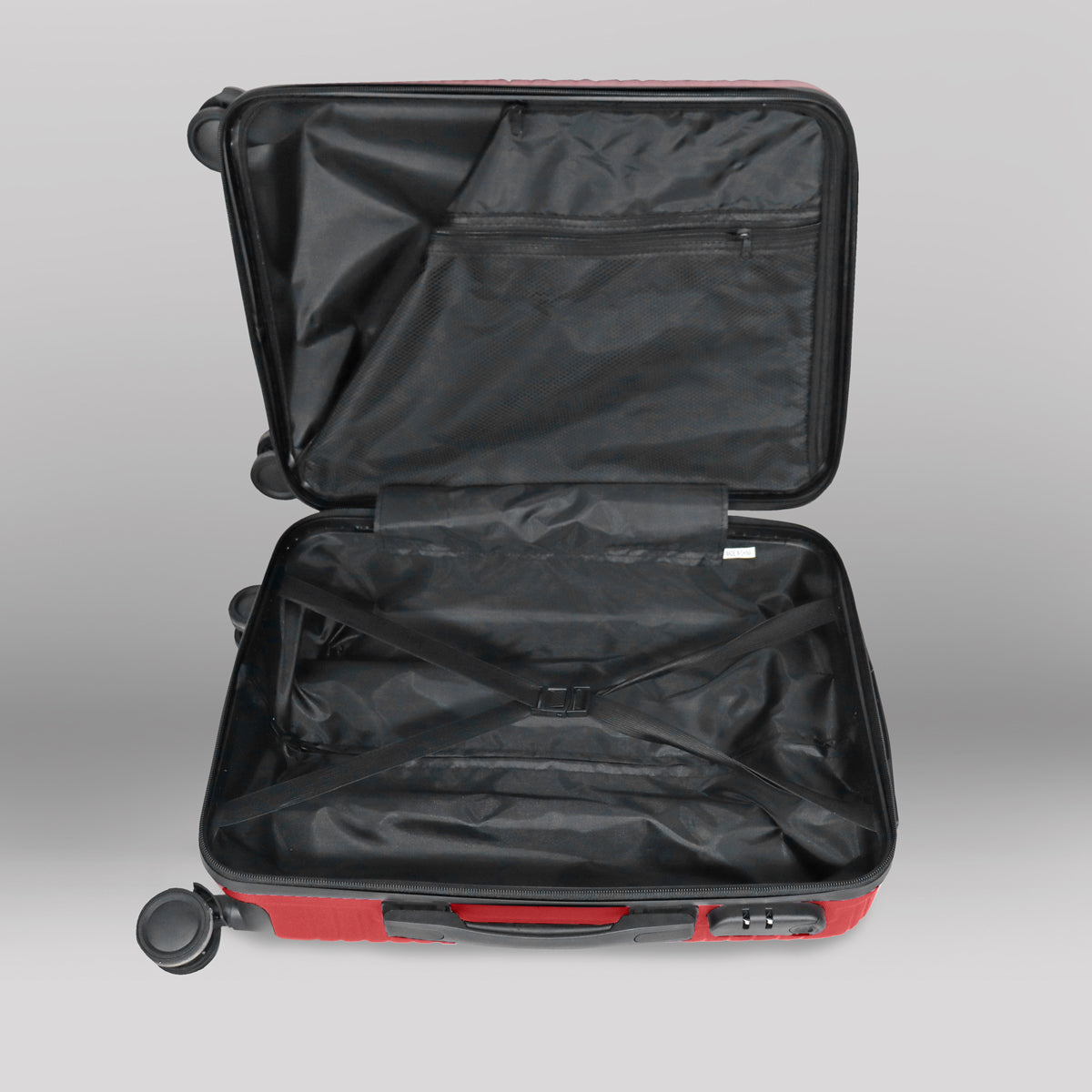 Maleta de Viaje Libia, color Rojo 37x23x55cm