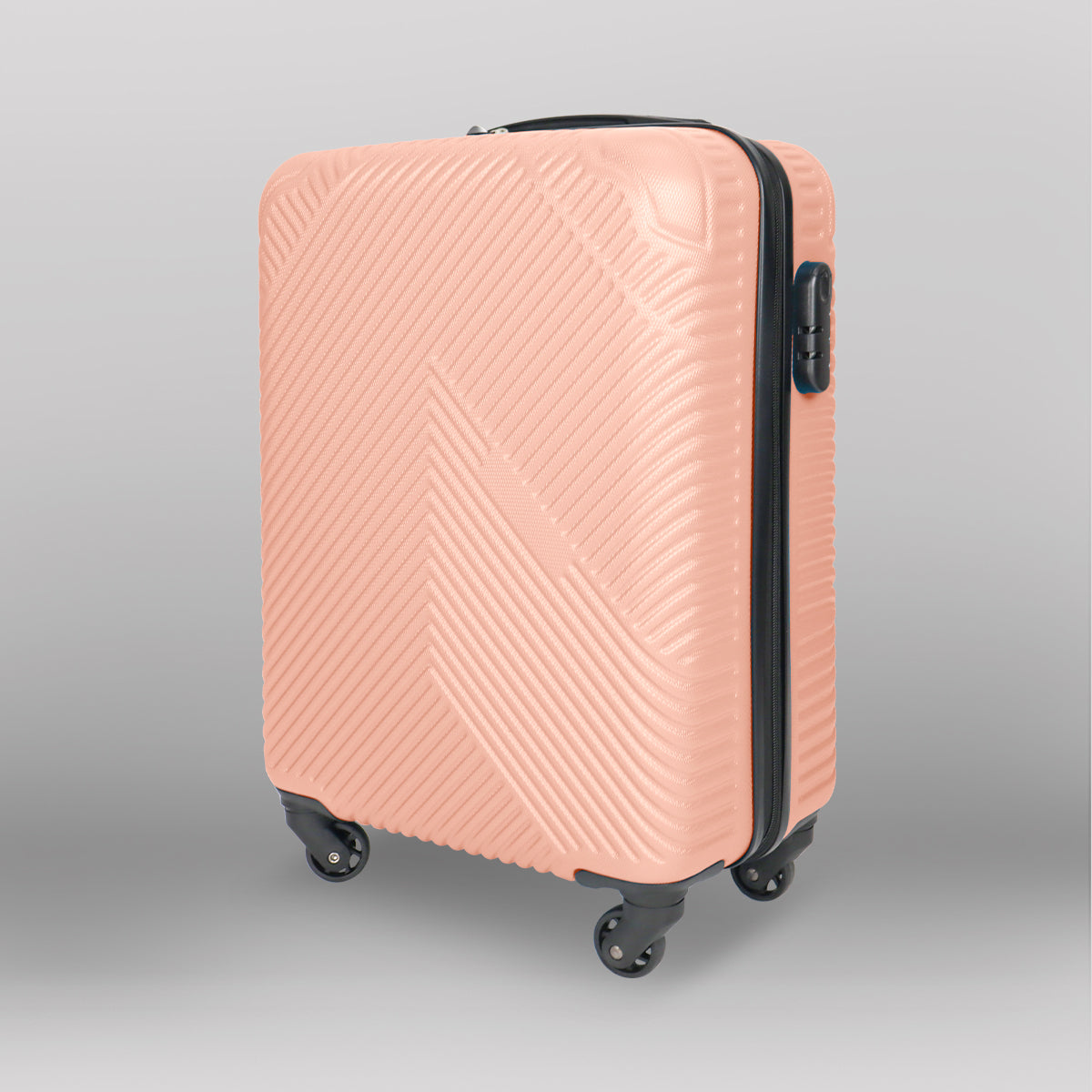 Maleta de Viaje Venture, Color Melón, 37x23x55cm