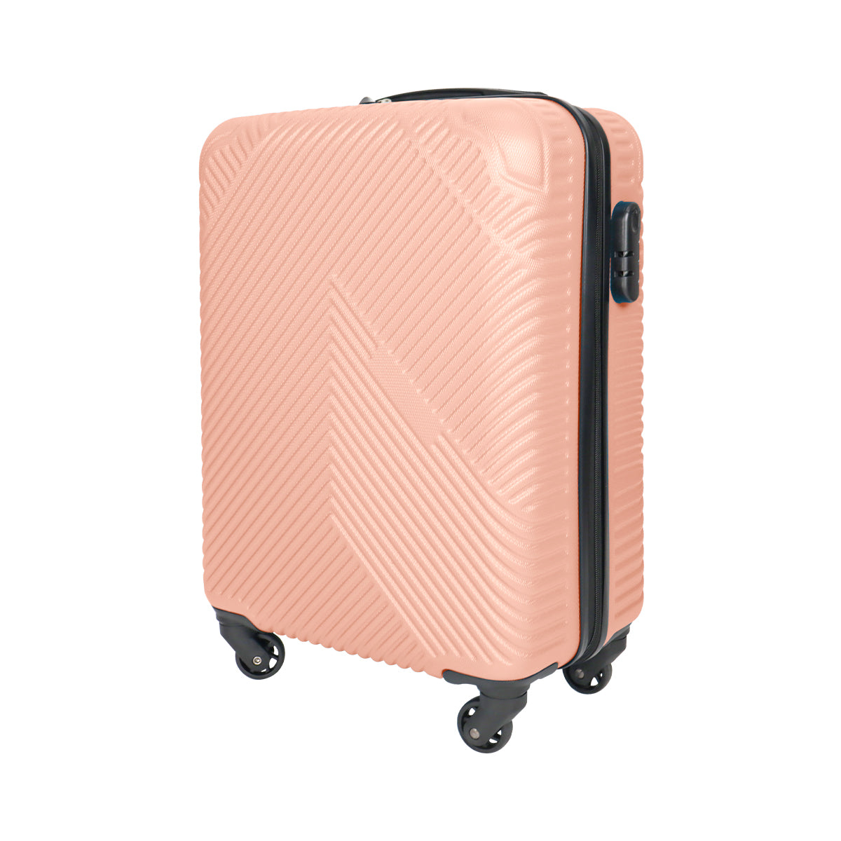 Maleta de Viaje Venture, Color Melón, 37x23x55cm