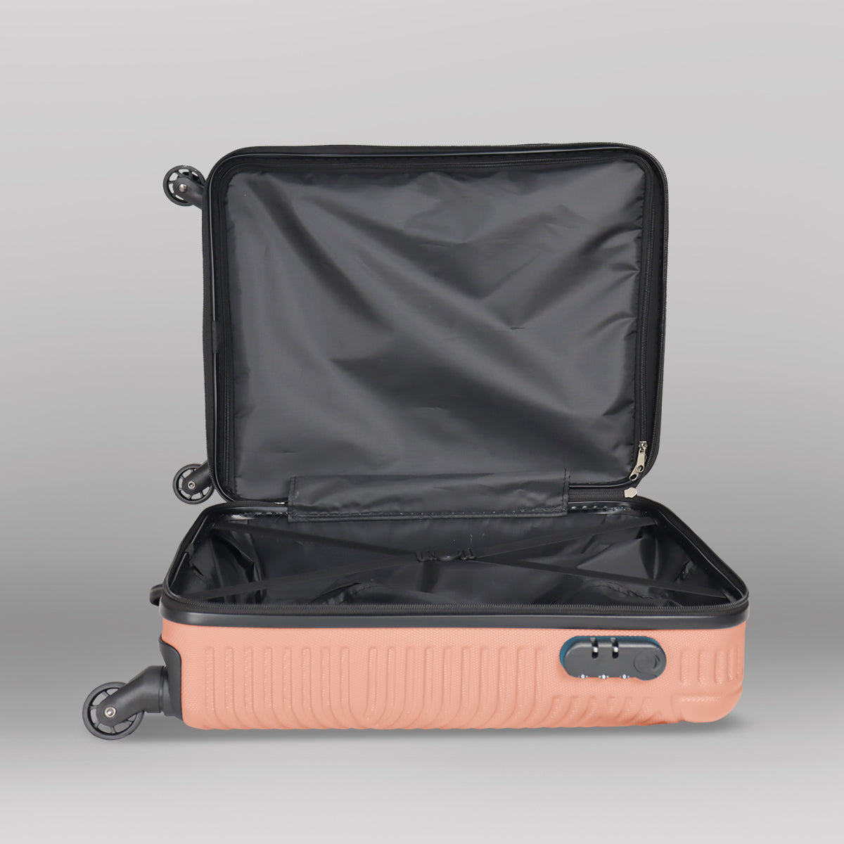 Maleta de Viaje Venture, Color Melón, 37x23x55cm