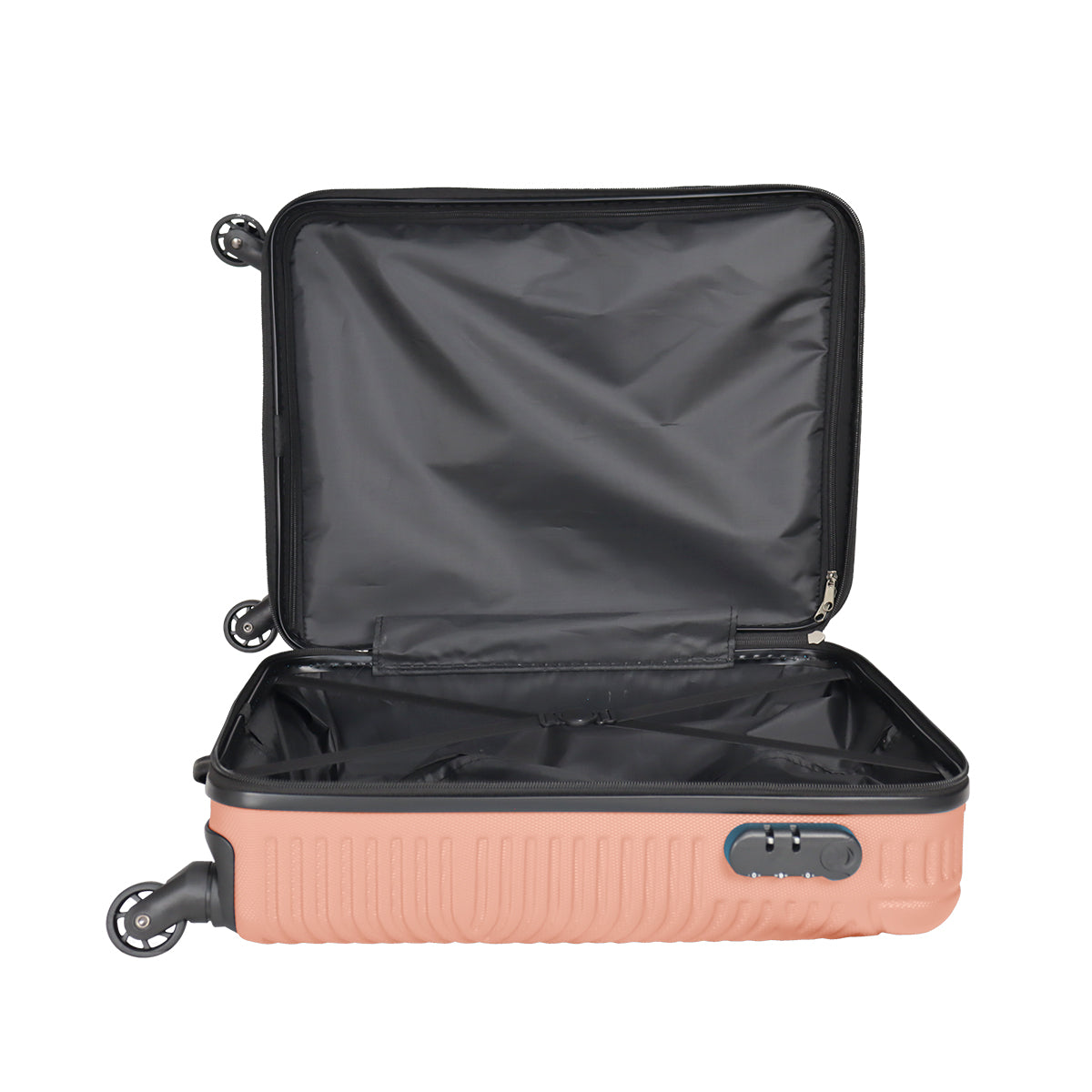 Maleta de Viaje Venture, Color Melón, 37x23x55cm