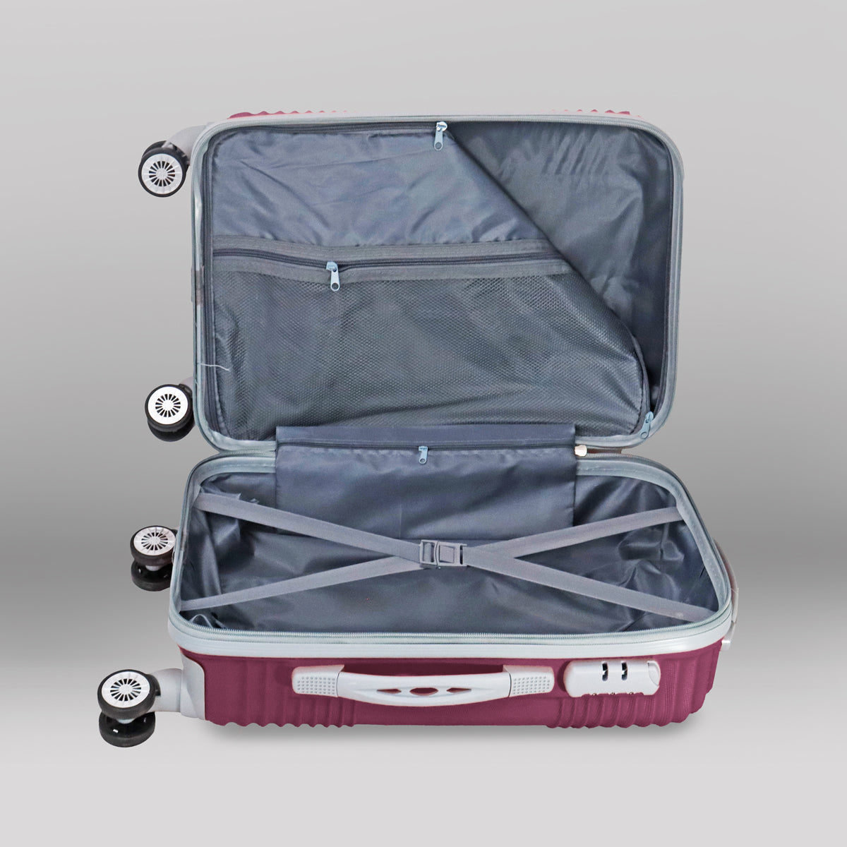 Maleta de Viaje Royal, color Morado 37x23x55cm