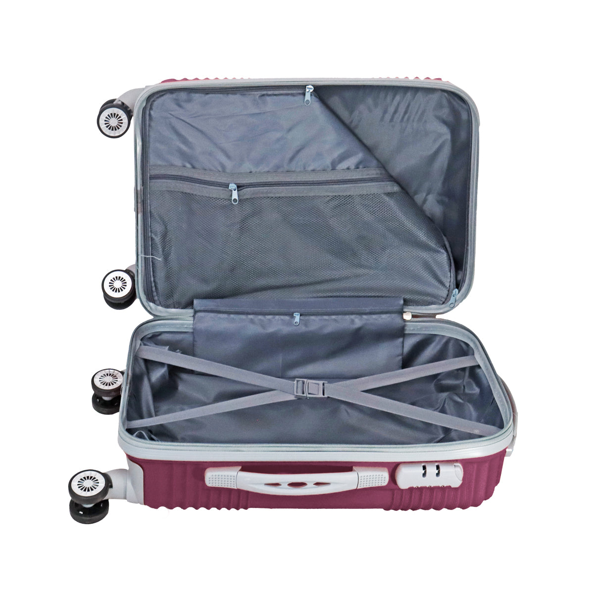 Maleta de Viaje Royal, color Morado 37x23x55cm