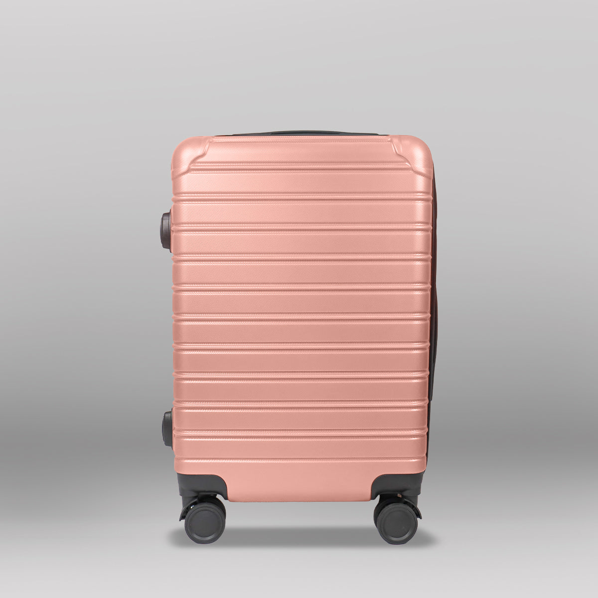 Set de Maletas de Viaje Líneas, color Rosa: ¡Llévate 3 y paga 2!, 37x23x55cm