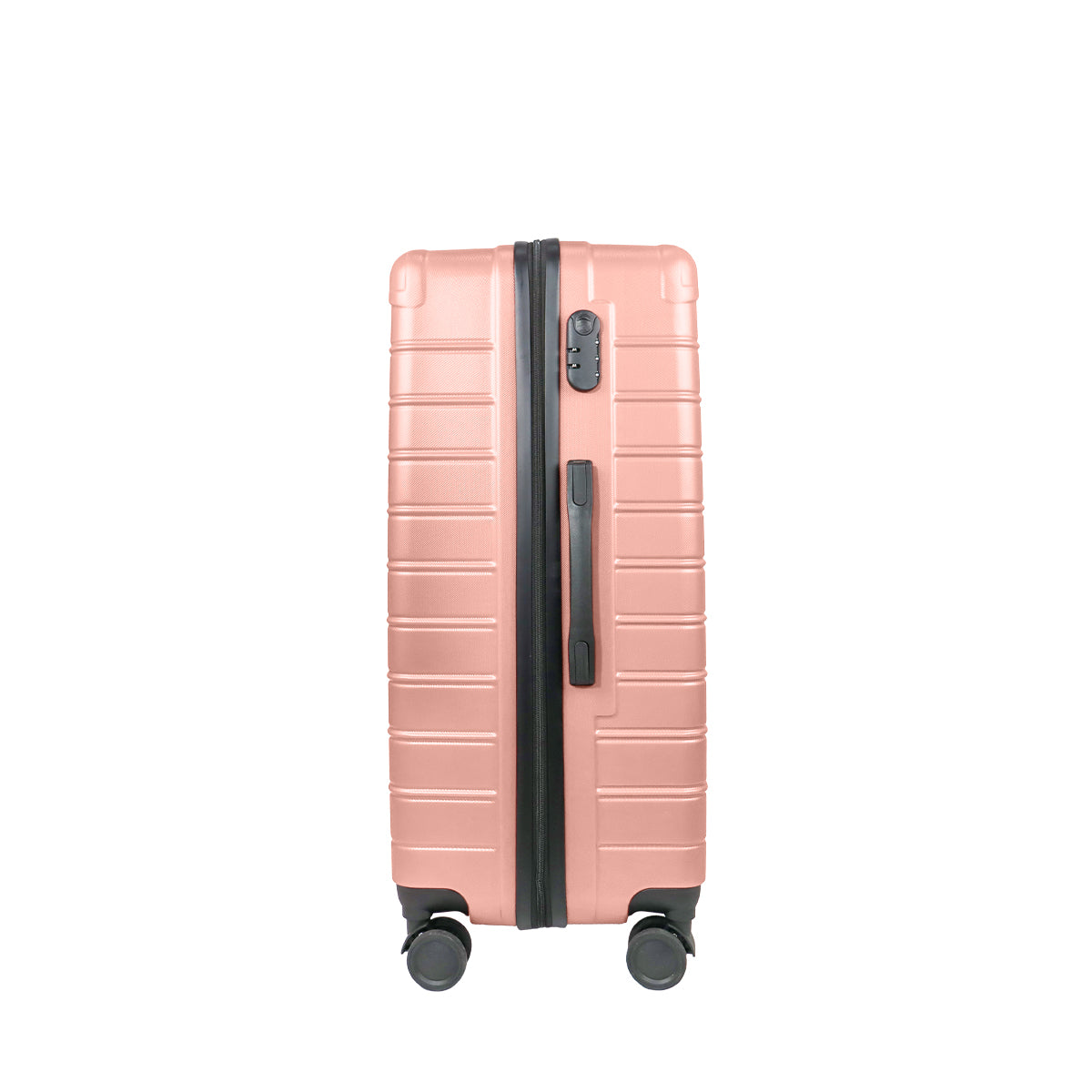 Set de Maletas de Viaje Líneas, color Rosa: ¡Llévate 3 y paga 2!, 37x23x55cm