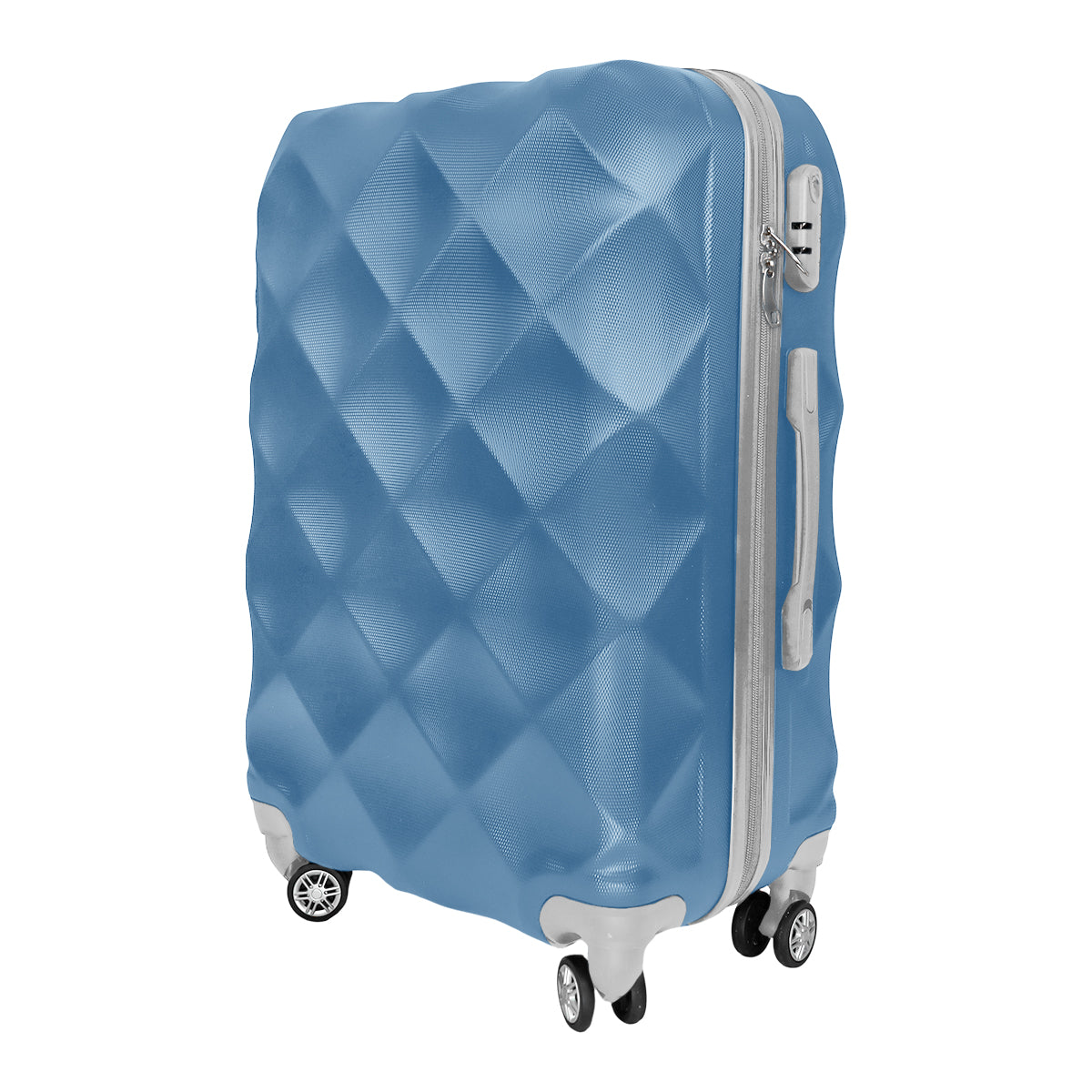 Maleta de Viaje Atenas, Color Azul, 43x26x65cm