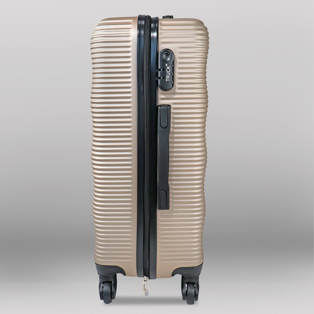 Set de Maletas de Viaje Luxe, color Dorada: ¡Llévate 3 y paga 2!, 43x26x65cm