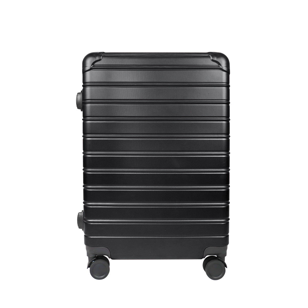 Set de Maletas de Viaje Líneas, color Negro: ¡Llévate 3 y paga 2!, 43x26x65cm