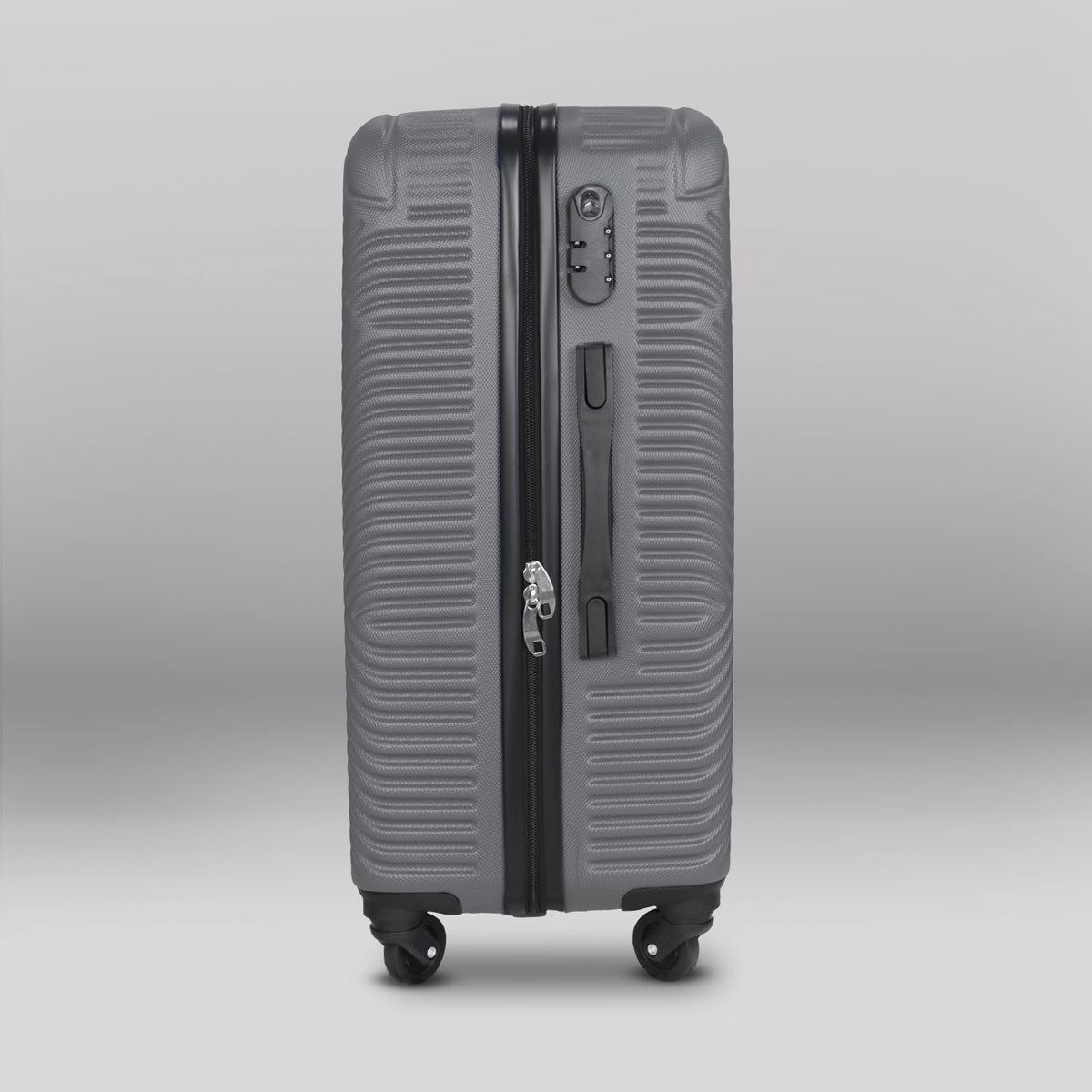 Maleta de Viaje Venture, Color Gris, 43x26x65cm