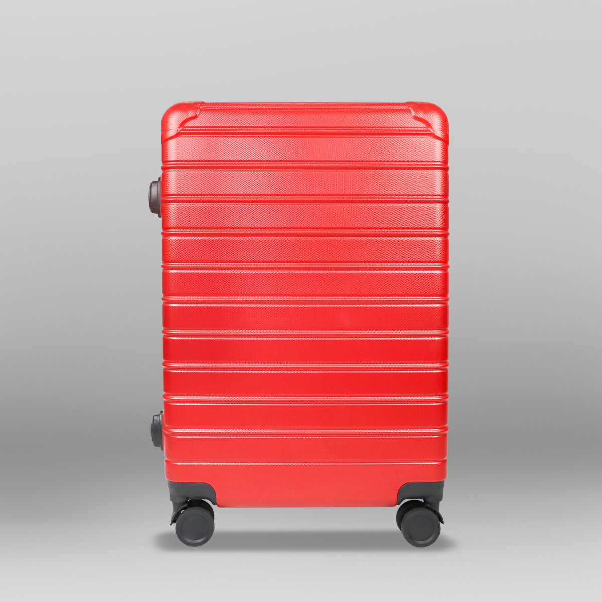 Set de Maletas de Viaje Líneas, color Rojo: ¡Llévate 3 y paga 2!, 43x26x65cm