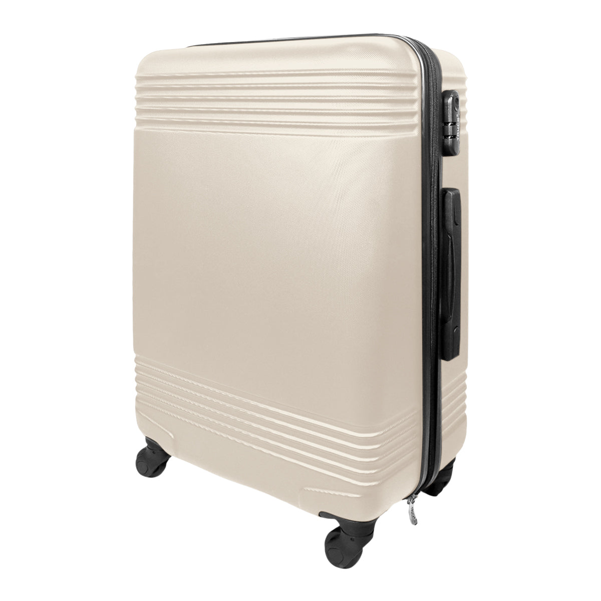 Set de Maletas de Viaje Travix, Color Crema: ¡Llévate 3 y paga 2!, 43x26x65cm