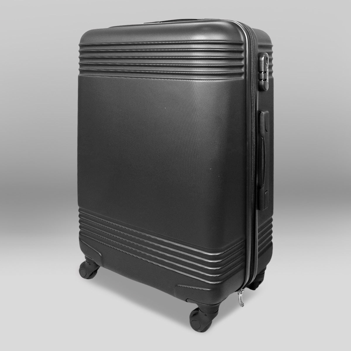 Set de Maletas de Viaje Voyager, color Negro: ¡Llévate 3 y paga 2!, 43x26x65cm