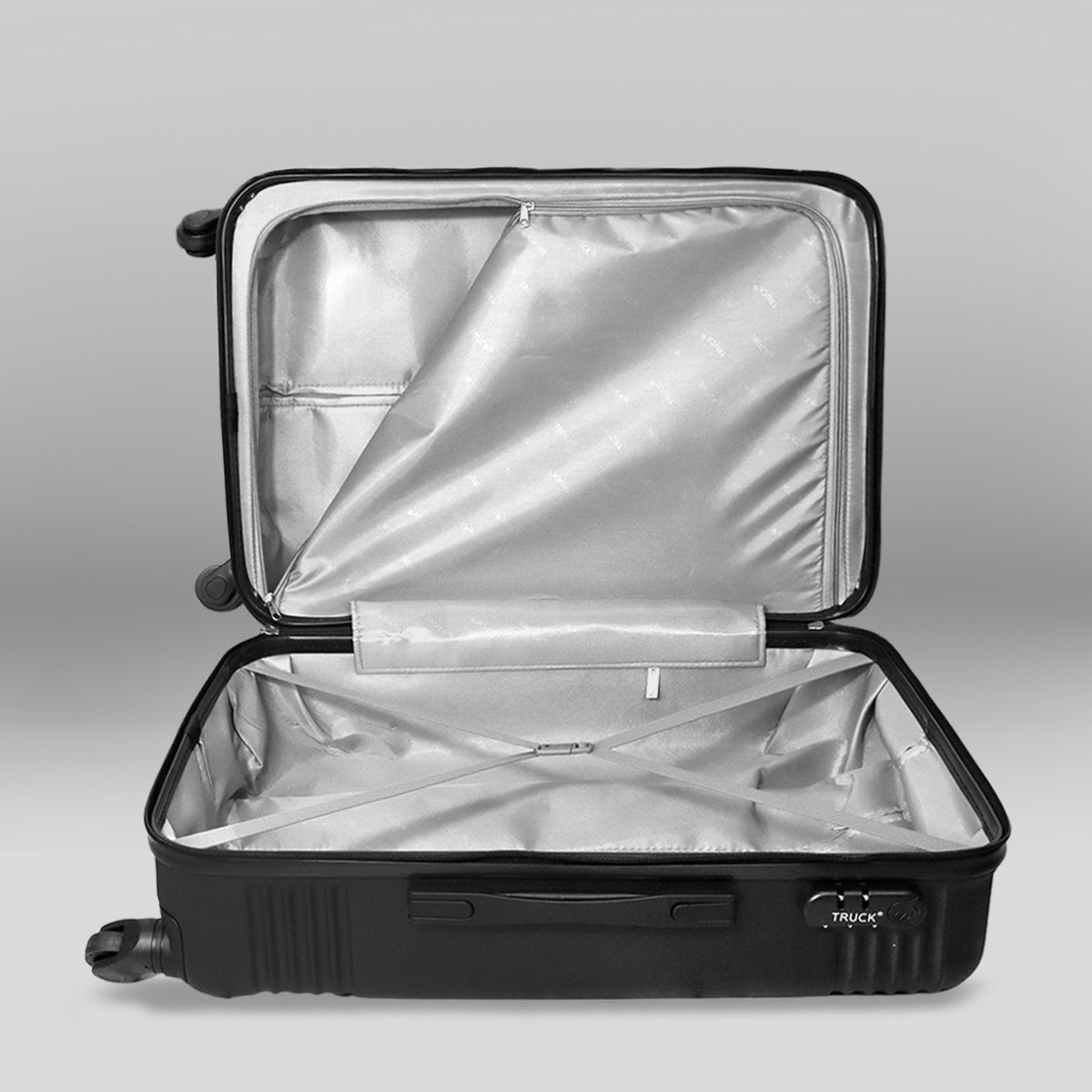 Set de Maletas de Viaje Voyager, color Negro: ¡Llévate 3 y paga 2!, 43x26x65cm