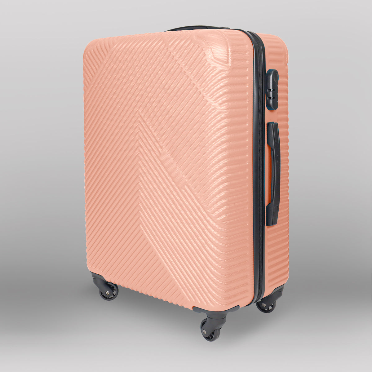 Maleta de Viaje Venture, Color Melón, 43x26x65cm