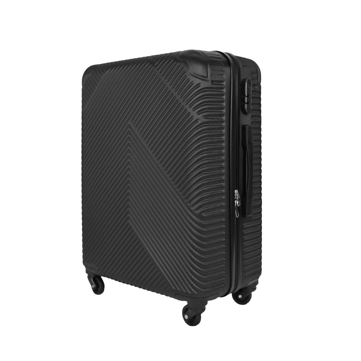 Maleta de Viaje Venture, Color Negro, 43x26x65cm