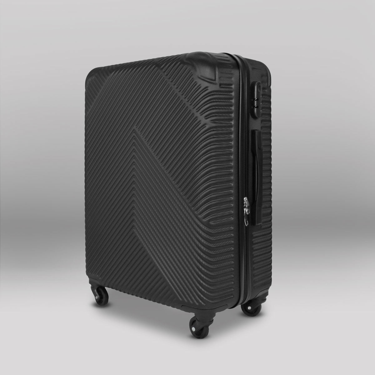 Maleta de Viaje Venture, Color Negro, 43x26x65cm