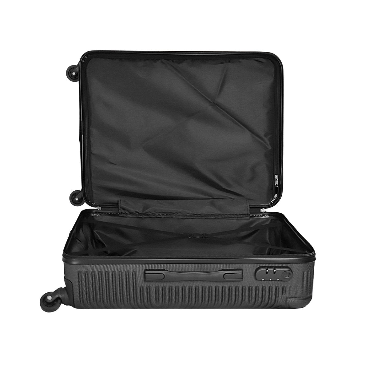 Maleta de Viaje Venture, Color Negro, 43x26x65cm