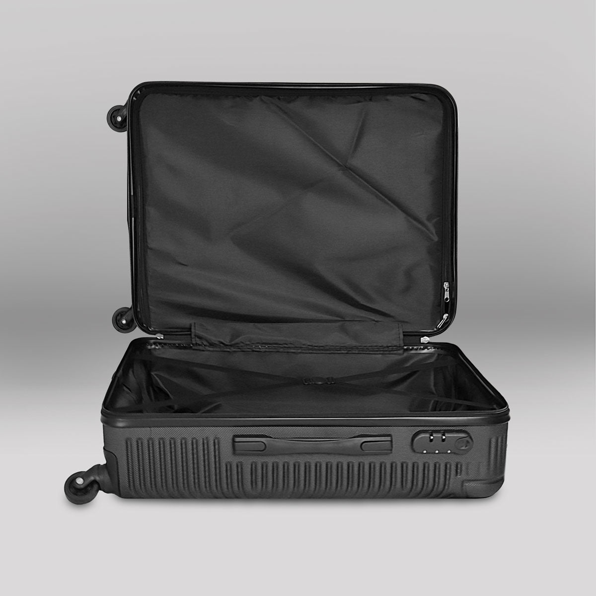 Maleta de Viaje Venture, Color Negro, 43x26x65cm