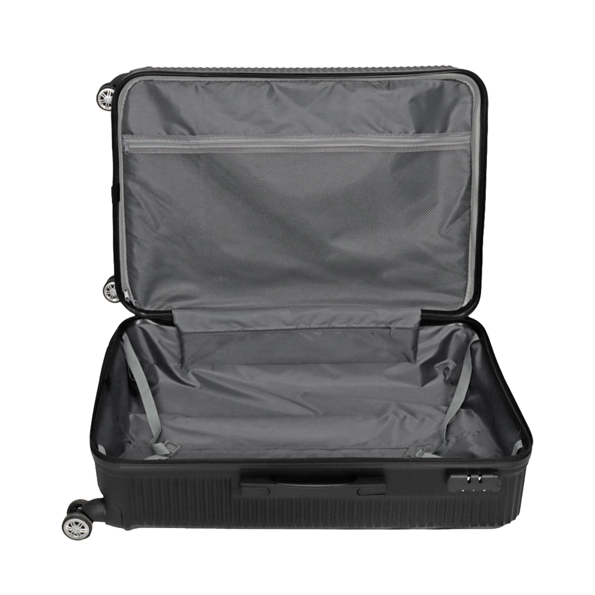 Maleta de Viaje Veltra, Color Negro 49x29x75cm