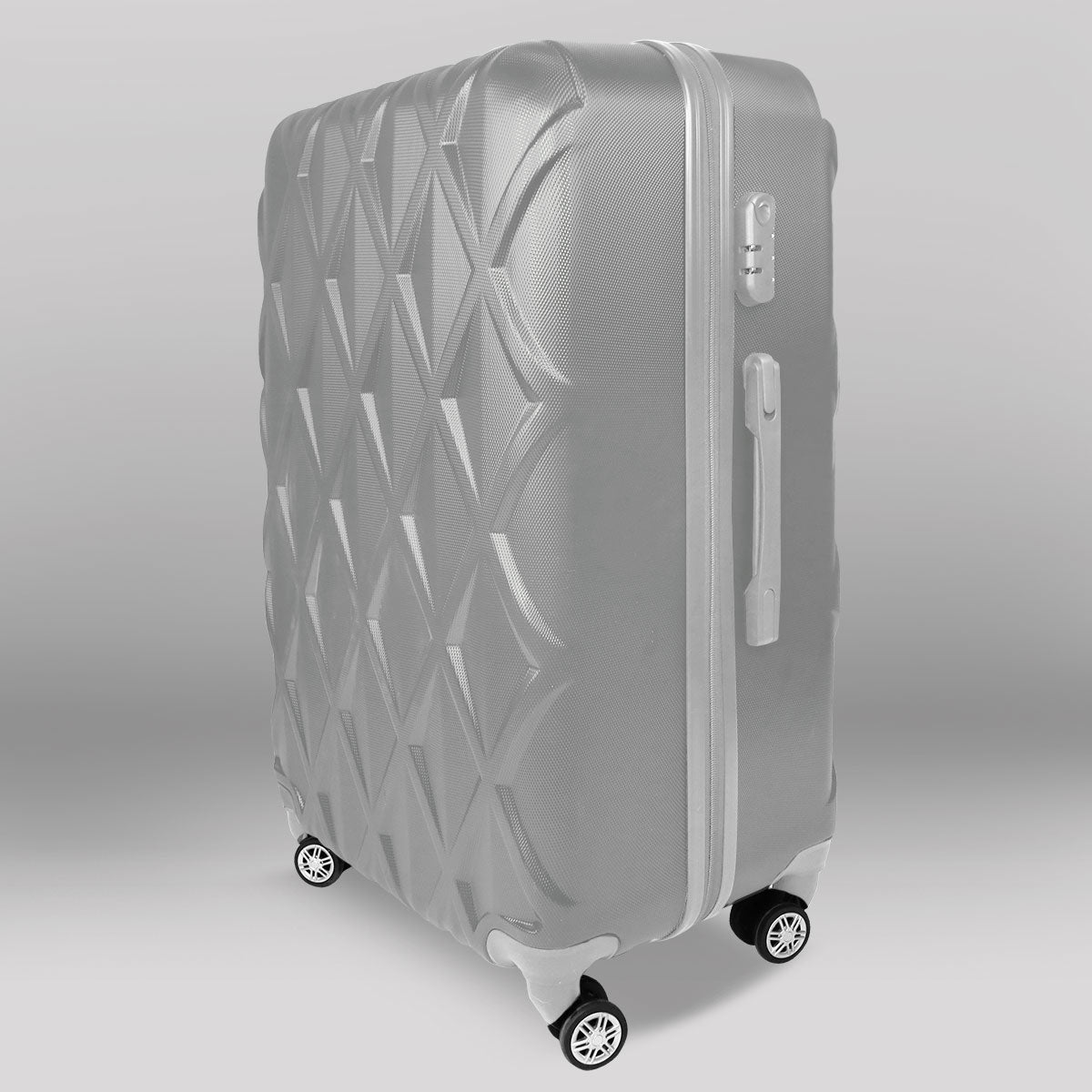 Maleta de Viaje Paris, color Gris 49x29x75cm