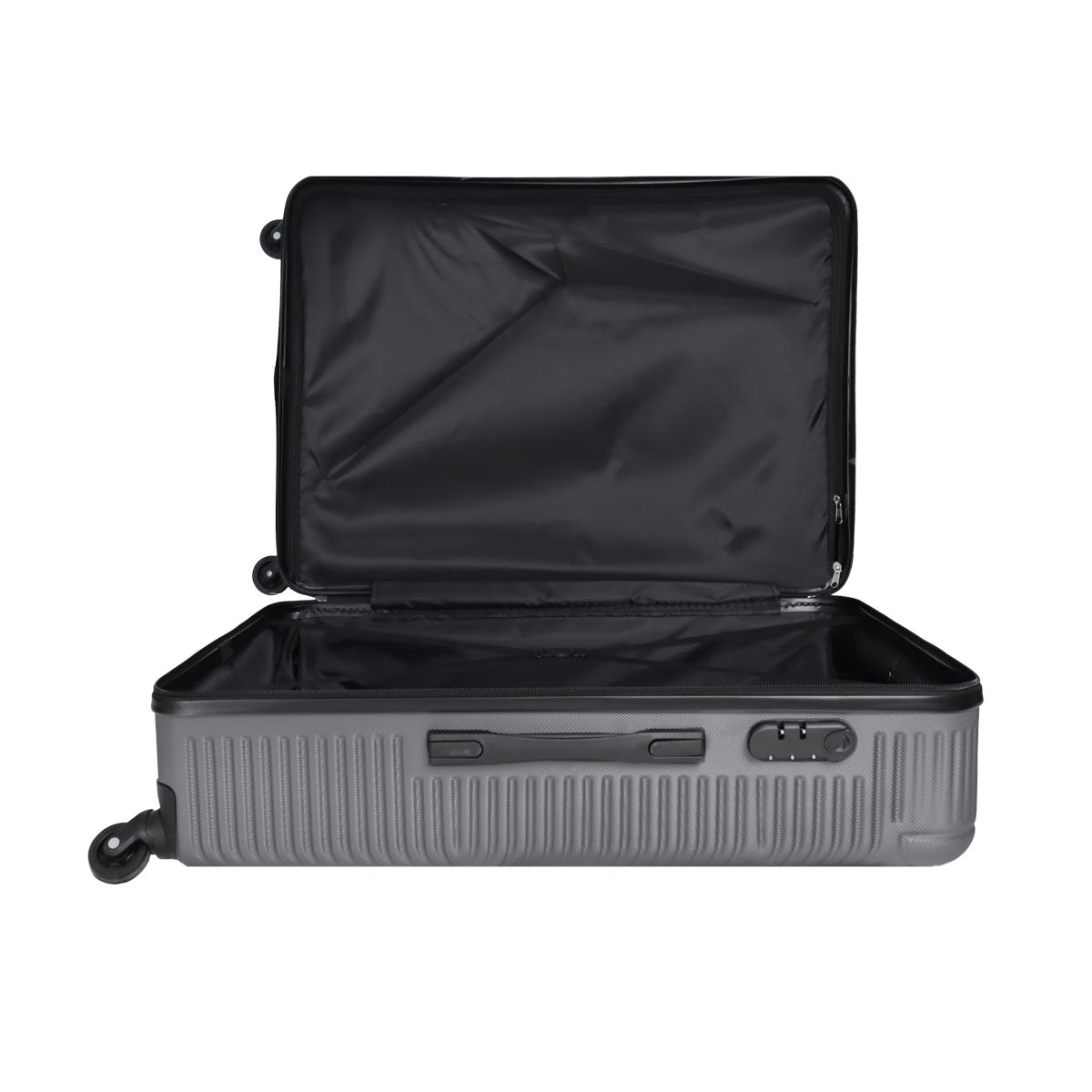 Maleta de Viaje Venture, Color Gris, 49x29x75cm