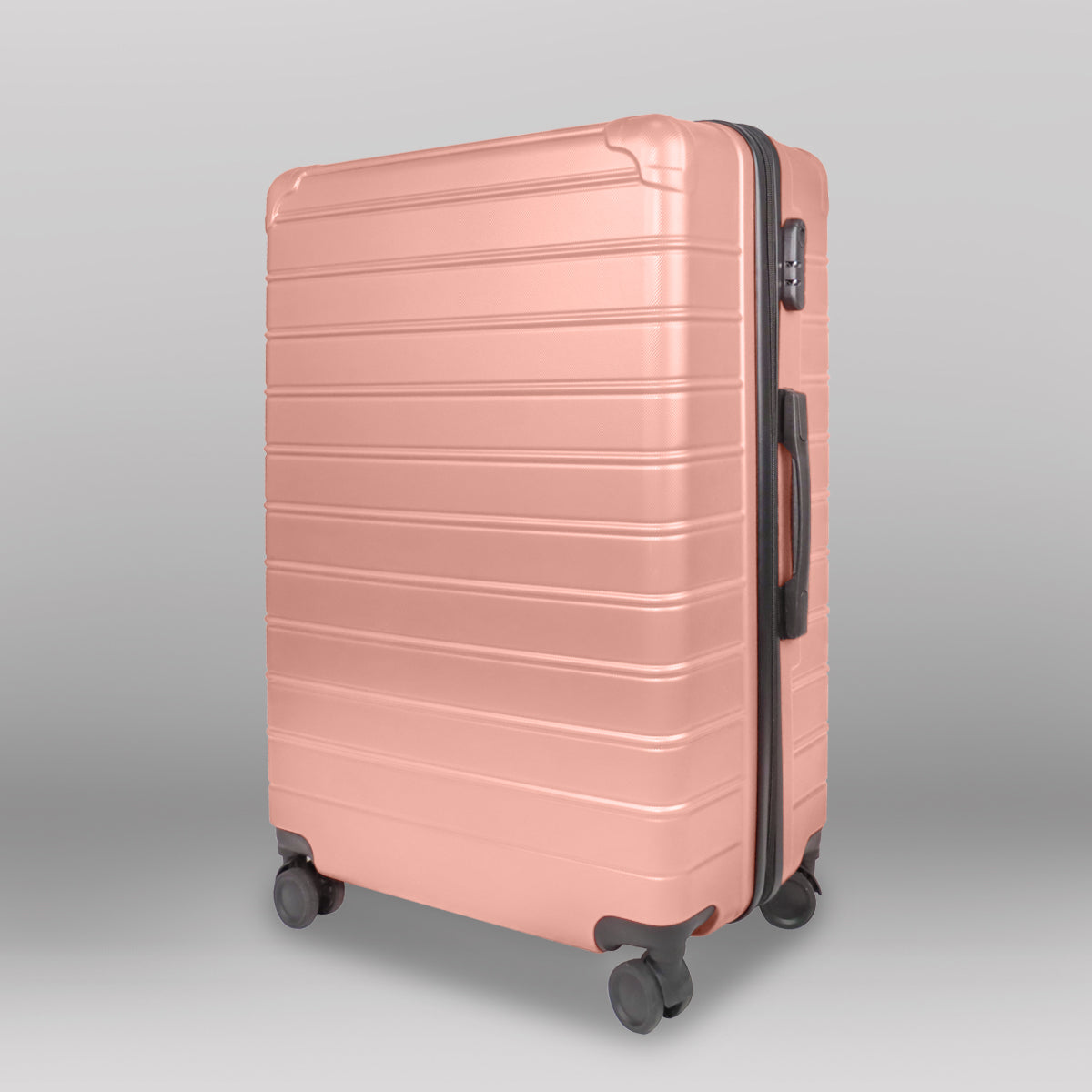 Maleta de Viaje Líneas, color Rosa 49x29x75cm