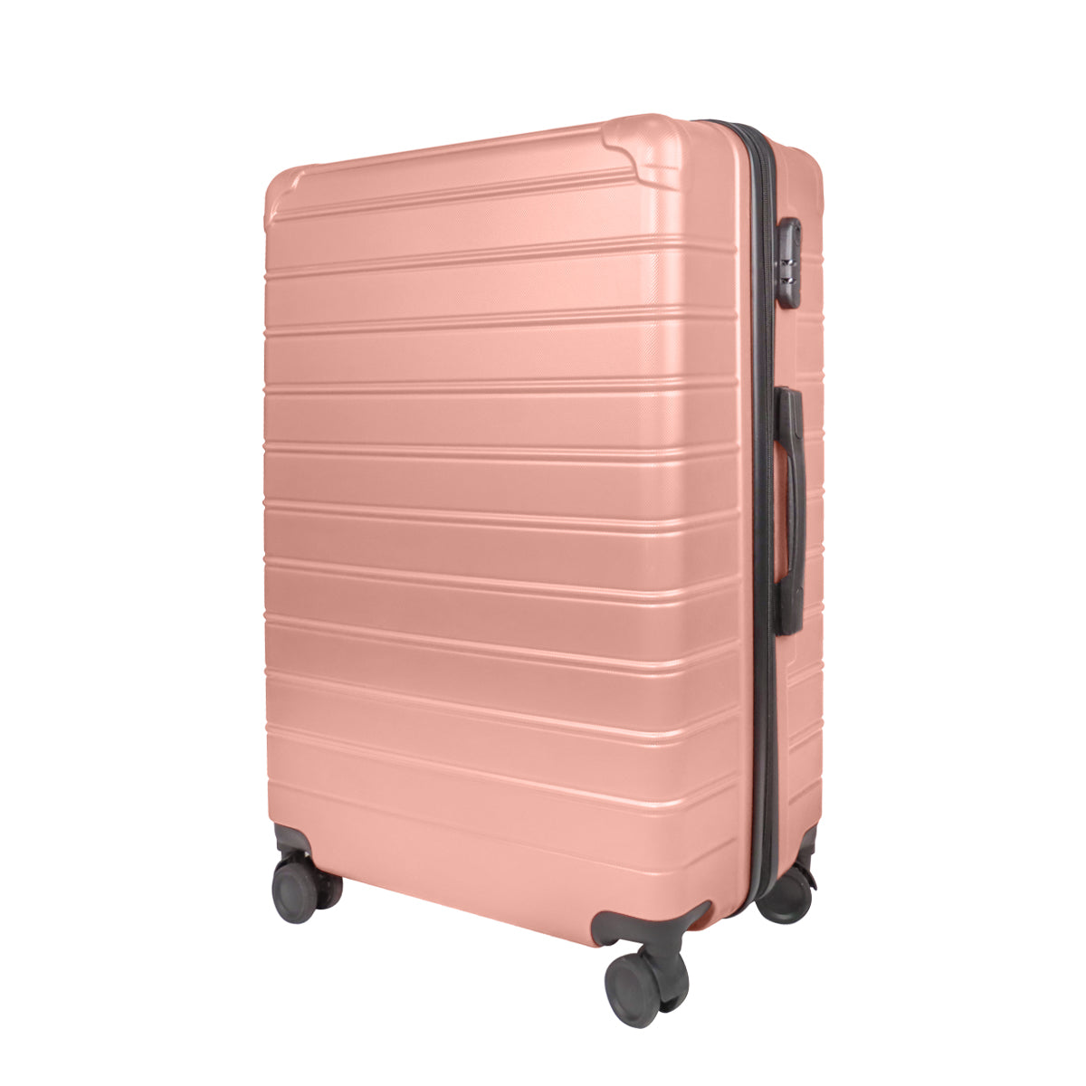 Maleta de Viaje Líneas, color Rosa 49x29x75cm