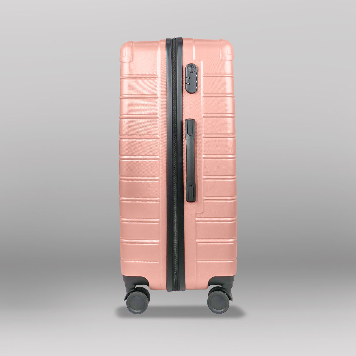 Maleta de Viaje Líneas, color Rosa 49x29x75cm