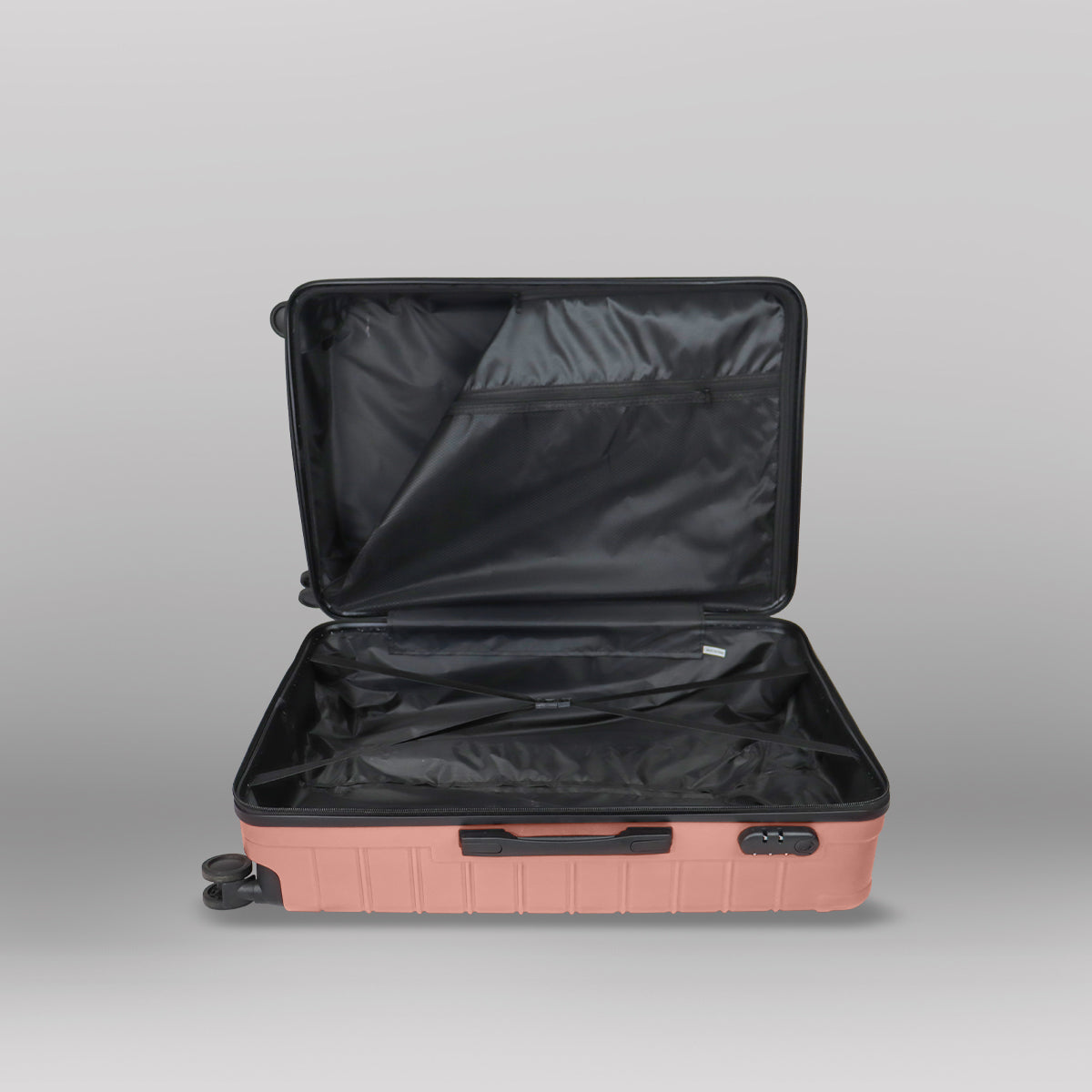 Maleta de Viaje Líneas, color Rosa 49x29x75cm