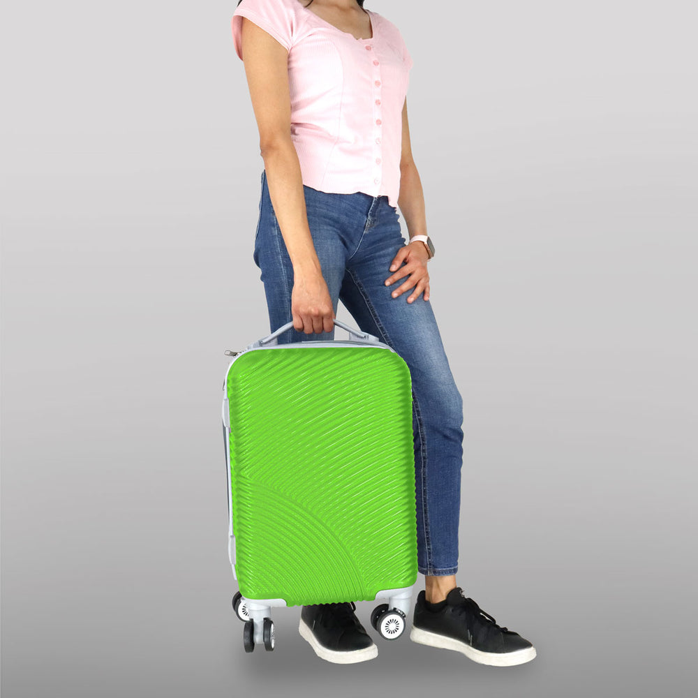 Maleta de Viaje Andrómeda, color Verde 34x21x50cm