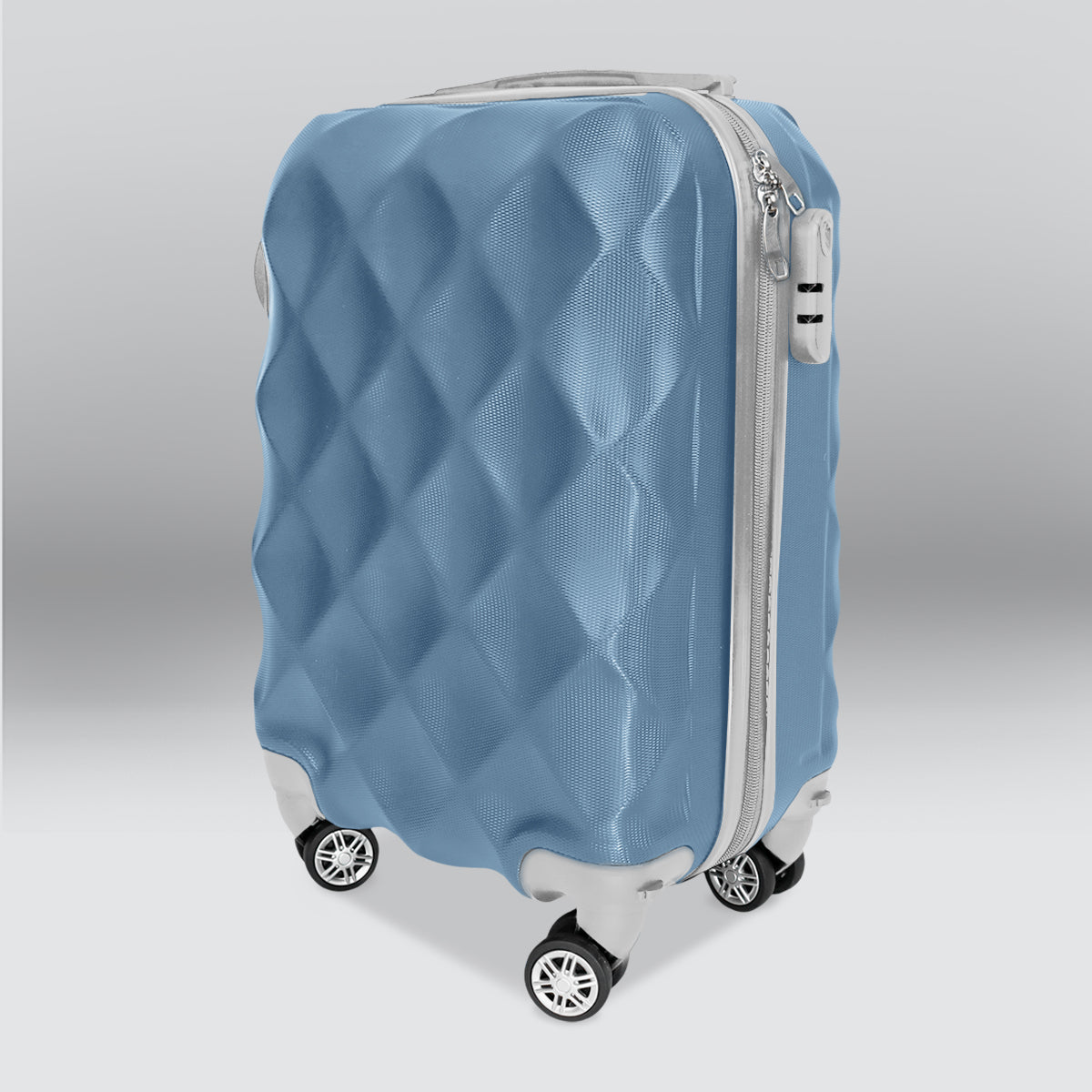 Maleta de Viaje Atenas, Color Azul, 34x21x50cm