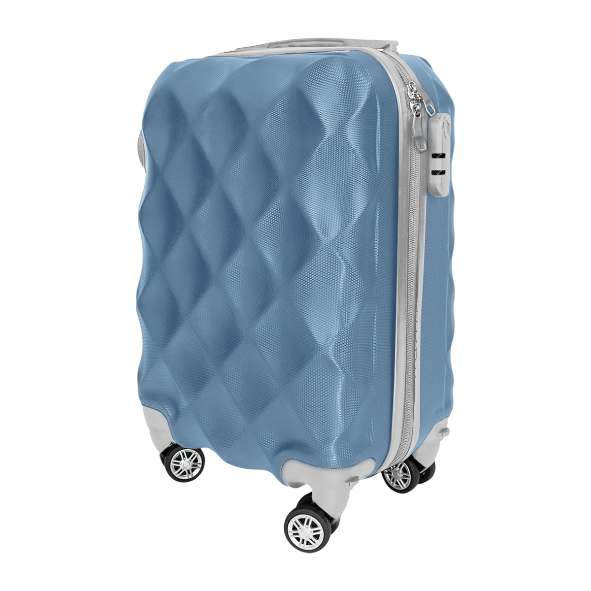 Maleta de Viaje Atenas, Color Azul, 34x21x50cm