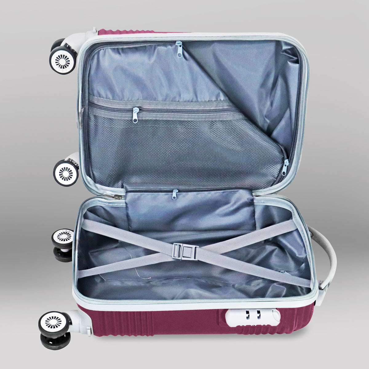 Maleta de Viaje Royal, color Morado 34x21x50cm