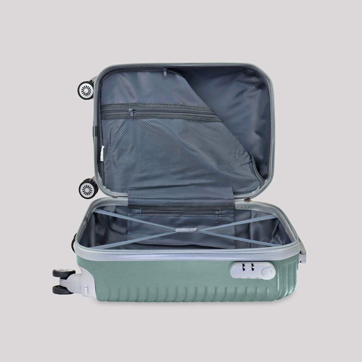 Maleta de Viaje, color Aqua 34x21x50cm