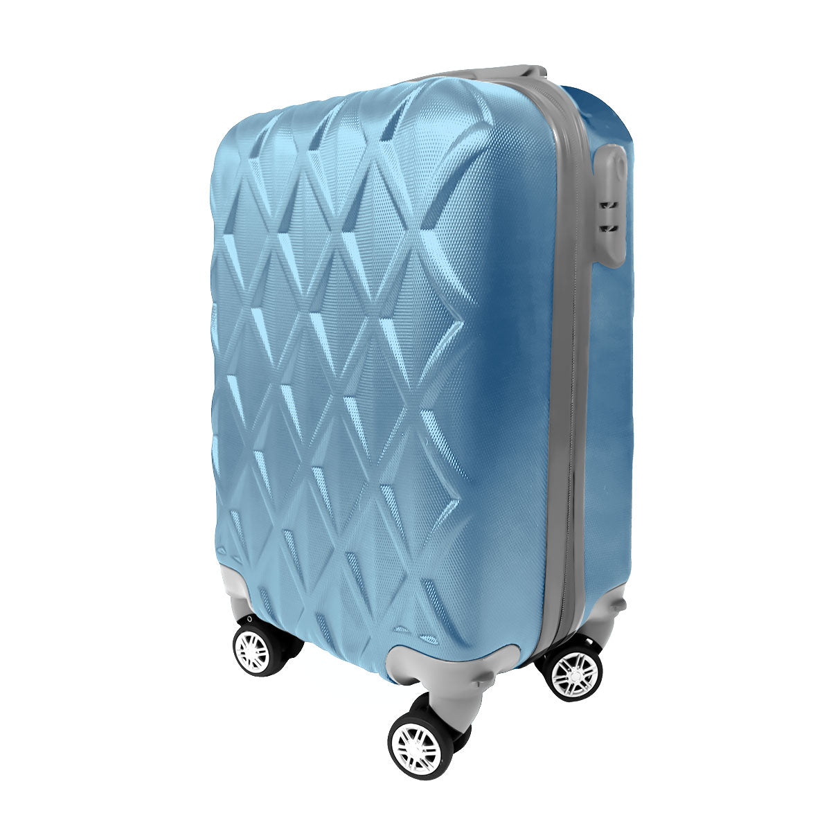 Maleta de Viaje, color Azul Cielo 34x21x50cm