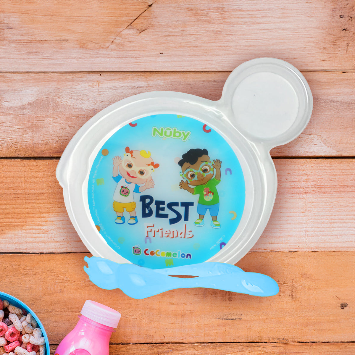Set de Plato y Cubiertos para Bebé, Cocomelon, Nuby