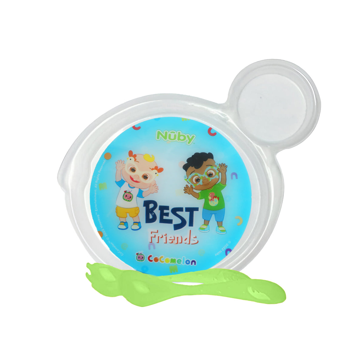 Set de Plato y Cubiertos Cocomelon para Bebé, Nuby