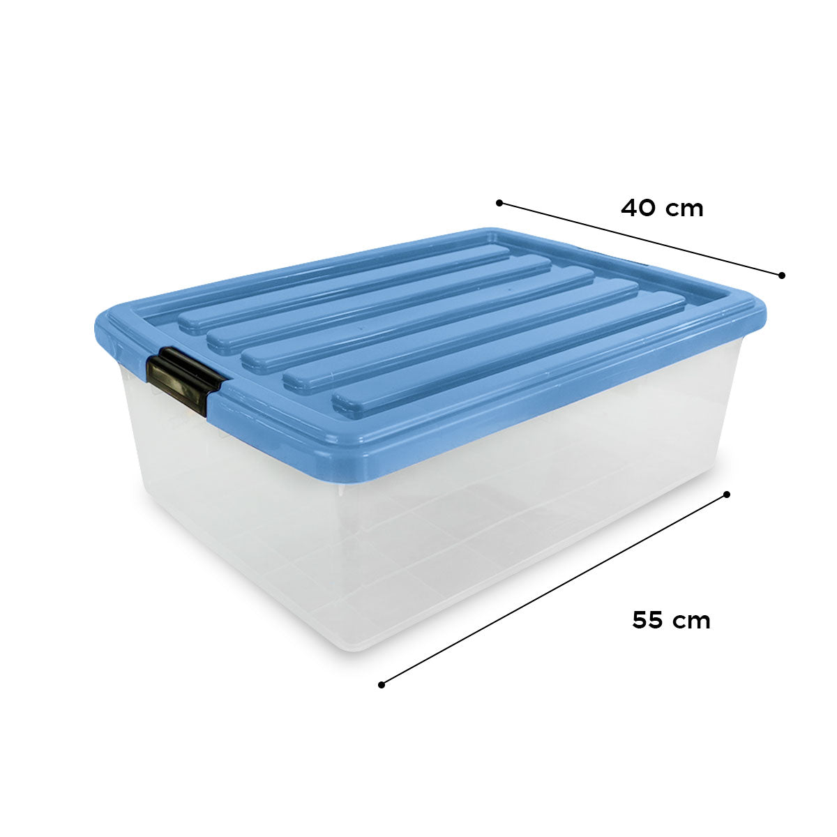 Caja de Plástico Goliat 32 L Color Azul Rey