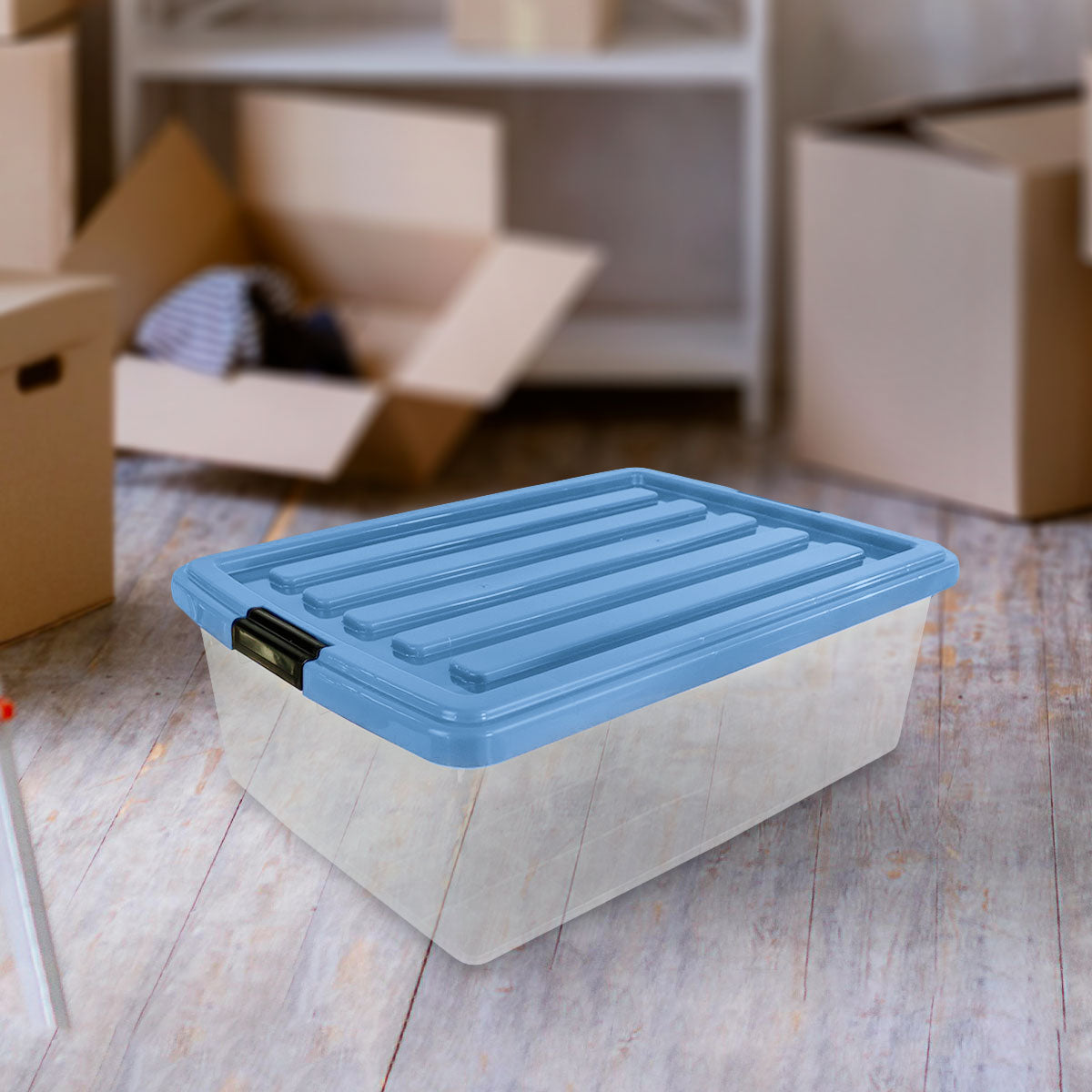 Caja de Plástico Goliat 32 L Color Azul Rey