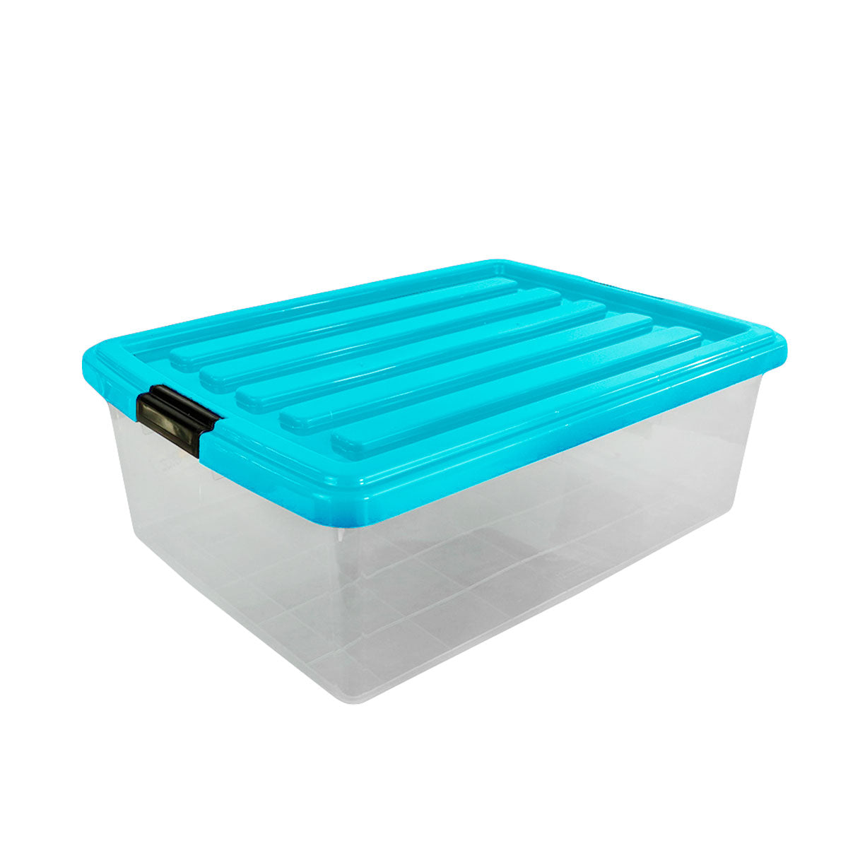 Caja de Plástico Goliat 32 L Color Azul Aqua