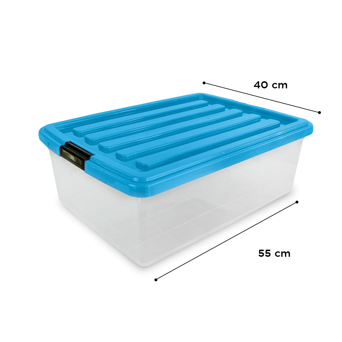 Caja de Plástico Goliat 32 L Color Azul Cielo