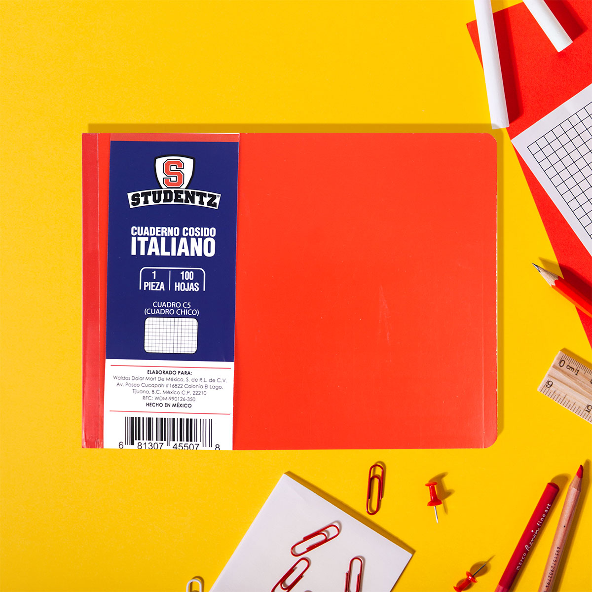 Paquete Escolar (8 Cuadernos, 9 Bolígrafos y 1 Mochila)