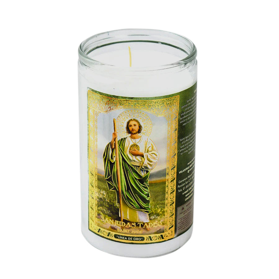 Veladora Jumbo con imagen de San Judas Tadeo