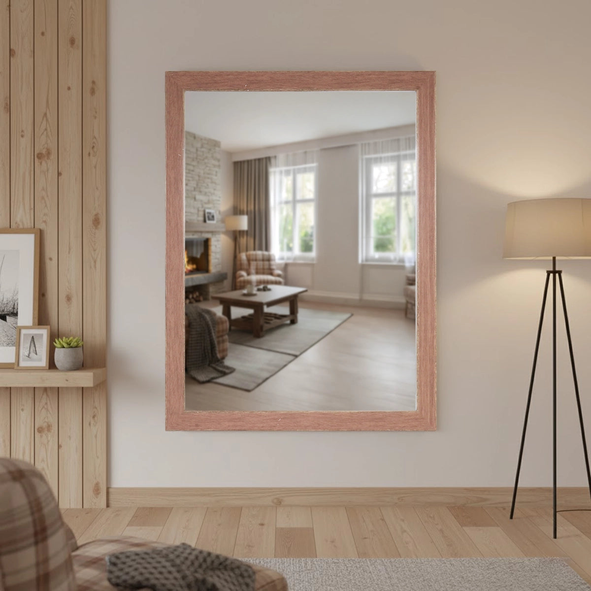 Espejo, Marco Clásico, Café