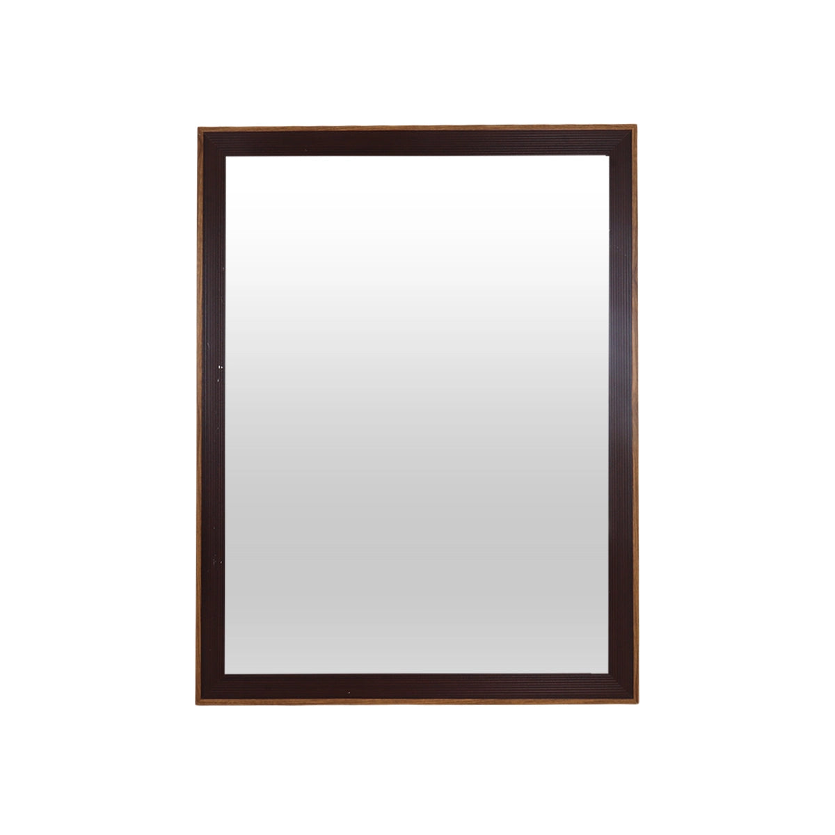 Espejo en Forma de Rectángulo, Color Café