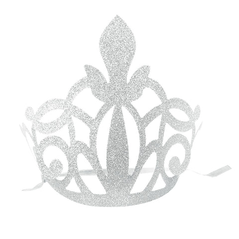 Corona de Princesa con Diamantina color Plata