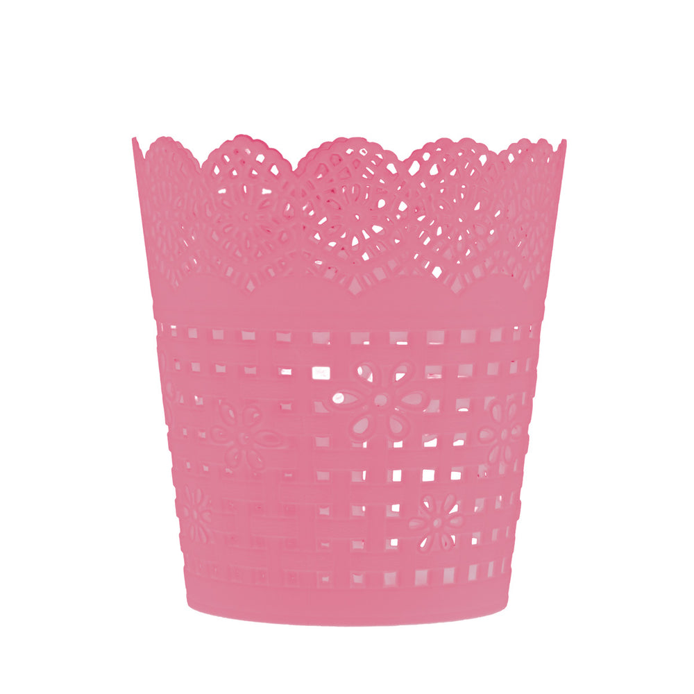 Canasta Calada Multiusos color Rosa 10.5x11.5cm